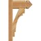 Ekena Millwork Merced Arts & Crafts Rough Sawn Outlooker, Western Red Cedar, 6"W x 12"D x 20"H OUT06X12X20MRC03RWR - alternate 3